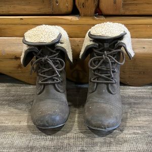 Blowfish heeled booties